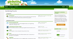 Desktop Screenshot of gardening-forums.com