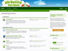 Tablet Screenshot of gardening-forums.com